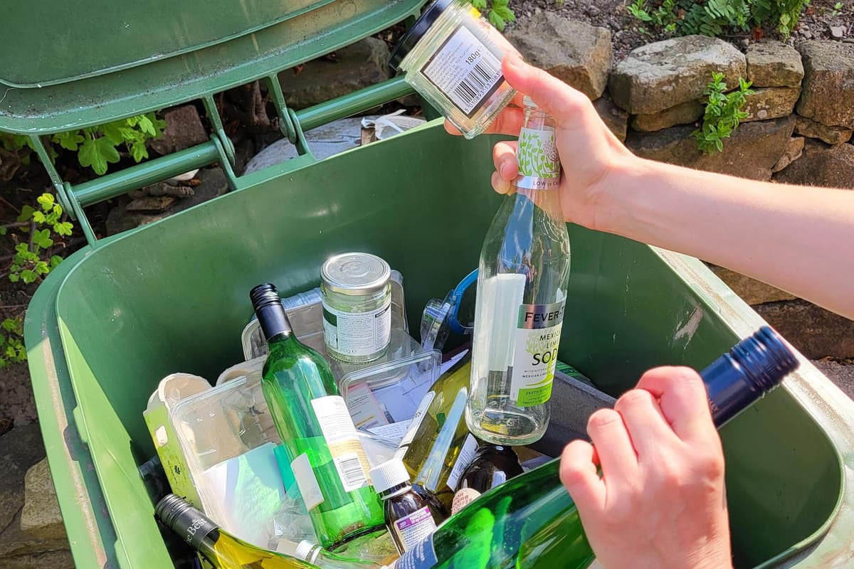 Can You Put Glass Bottles in Recycling Bin